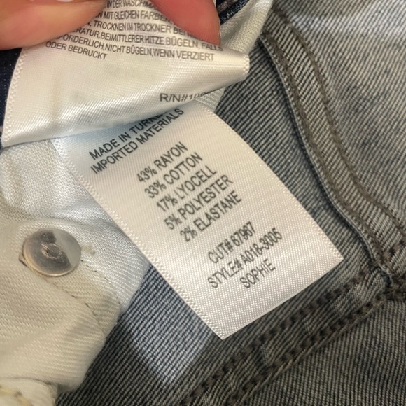 Agolde Sophie High Waisted Jeans Cropped Size 31 - Picture 9 of 9